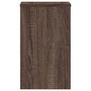 plantestativer 2 stk. 30x30x50 cm konstrueret træ brunt eg