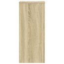 plantestativer 2 stk. 30x30x70 cm konstrueret træ sonoma-eg