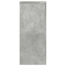 plantestativer 2 stk. 30x30x70 cm konstrueret træ betongrå