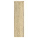 plantestativer 2 stk. 17x17x60 cm konstrueret træ sonoma-eg