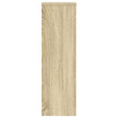 plantestativer 2 stk. 25x25x80 cm konstrueret træ sonoma-eg