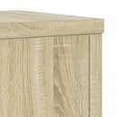 plantestativer 2 stk. 25x25x80 cm konstrueret træ sonoma-eg