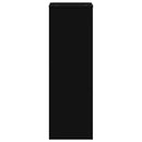 plantestativ 33x33x100 cm konstrueret træ sort
