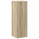 plantestativ 33x33x100 cm konstrueret træ sonoma-eg