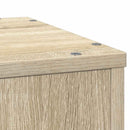 plantestativ 33x33x100 cm konstrueret træ sonoma-eg