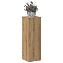 plantestativ 33x33x100 cm konstrueret træ gammelt egetræslook