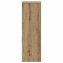 plantestativ 33x33x100 cm konstrueret træ gammelt egetræslook