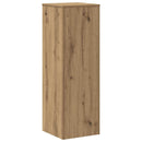 plantestativ 33x33x100 cm konstrueret træ gammelt egetræslook