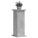 plantestativ 33x33x80 cm konstrueret træ betongrå