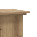 plantestativ 33x33x80 cm konstrueret træ gammelt egetræslook