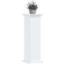 plantestativ 33x33x100 cm konstrueret træ hvid