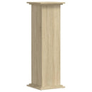 plantestativ 33x33x100 cm konstrueret træ sonoma-eg