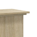 plantestativ 33x33x100 cm konstrueret træ sonoma-eg