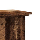 plantestativ 33x33x100 cm konstrueret træ gammelt trælook