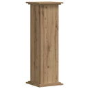 plantestativ 33x33x100 cm konstrueret træ gammelt egetræslook