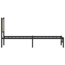 sengeramme uden madras 75x190 cm metal sonoma-eg