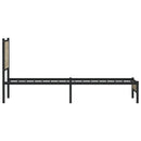 sengeramme uden madras 80x200 cm metal sonoma-eg