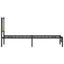 sengeramme uden madras 100x200 cm metal sonoma-eg