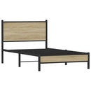 sengeramme uden madras 107x203 cm metal sonoma-eg