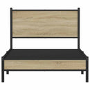 sengeramme uden madras 107x203 cm metal sonoma-eg