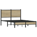 sengeramme uden madras 120x190 cm metal sonoma-eg