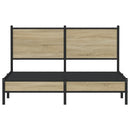 sengeramme uden madras 137x190 cm sonoma-eg