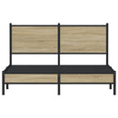 sengeramme uden madras 140x190 cm metal sonoma-eg