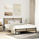 sengeramme uden madras 140x190 cm metal sonoma-eg
