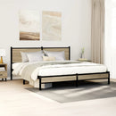 sengeramme uden madras 160x200 cm metal sonoma-eg