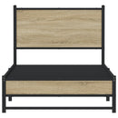 sengeramme uden madras 90x190 cm metal sonoma-eg