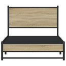 sengeramme uden madras 100x190 cm metal sonoma-eg