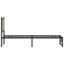 sengeramme uden madras 100x190 cm metal sonoma-eg