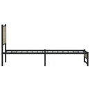 sengeramme uden madras 100x200 cm metal sonoma-eg