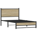 sengeramme uden madras 107x203 cm metal sonoma-eg