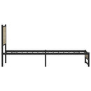 sengeramme uden madras 107x203 cm metal sonoma-eg