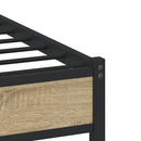 sengeramme uden madras 107x203 cm metal sonoma-eg