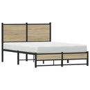 sengeramme uden madras 120x190 cm metal sonoma-eg