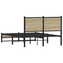 sengeramme uden madras 120x190 cm metal sonoma-eg
