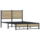 sengeramme uden madras 120x200 cm metal sonoma-eg