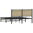 sengeramme uden madras 137x190 cm sonoma-eg
