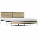 sengeramme uden madras 160x200 cm metal sonoma-eg