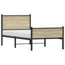 sengeramme uden madras 75x190 cm metal sonoma-eg