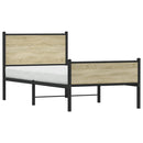 sengeramme uden madras 90x190 cm metal sonoma-eg