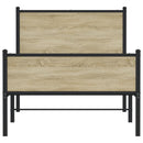 sengeramme uden madras 90x190 cm metal sonoma-eg