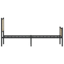 sengeramme uden madras 90x190 cm metal sonoma-eg