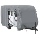 overtræk til campingvogn 460x250x220 cm ikke-vævet stof grå