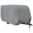 overtræk til campingvogn 460x250x220 cm ikke-vævet stof grå