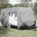 overtræk til campingvogn 460x250x220 cm ikke-vævet stof grå