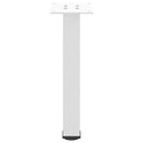 sofabordsben 4 stk. hvid 30-32 cm stål
