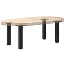 sofabordsben 4 stk. sort 42-44 cm stål